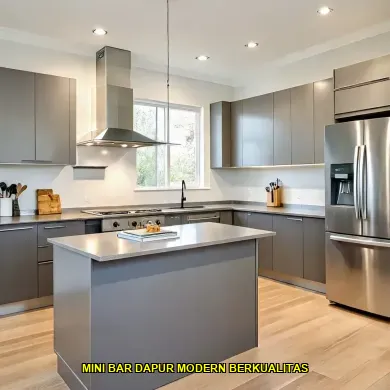 Bagaimana Merancang Mini Bar Dapur Modern yang Fungsional dan Estetis